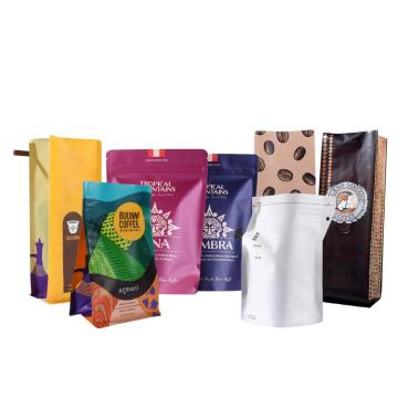 Bolsas de café personalizadas asequibles soluciones al por mayor