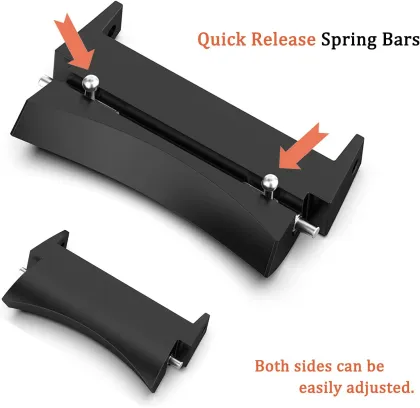 Quick Release Spring Band Adapter for Samsung Galaxy Watch 4 & 5 - Stainless Steel Metal Connector