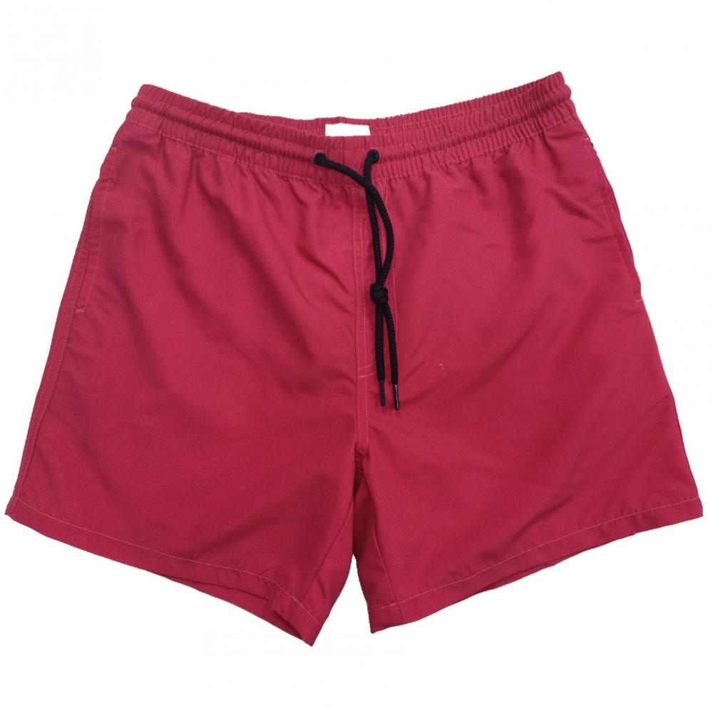 Shorts de natação masculinos de cordão simples