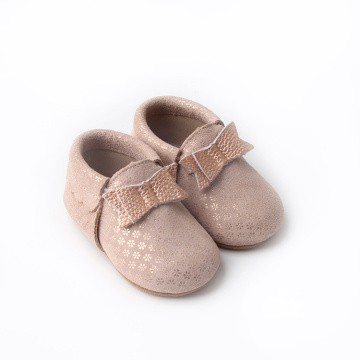 Soft baby baby mocasins chicas zapato de cuero