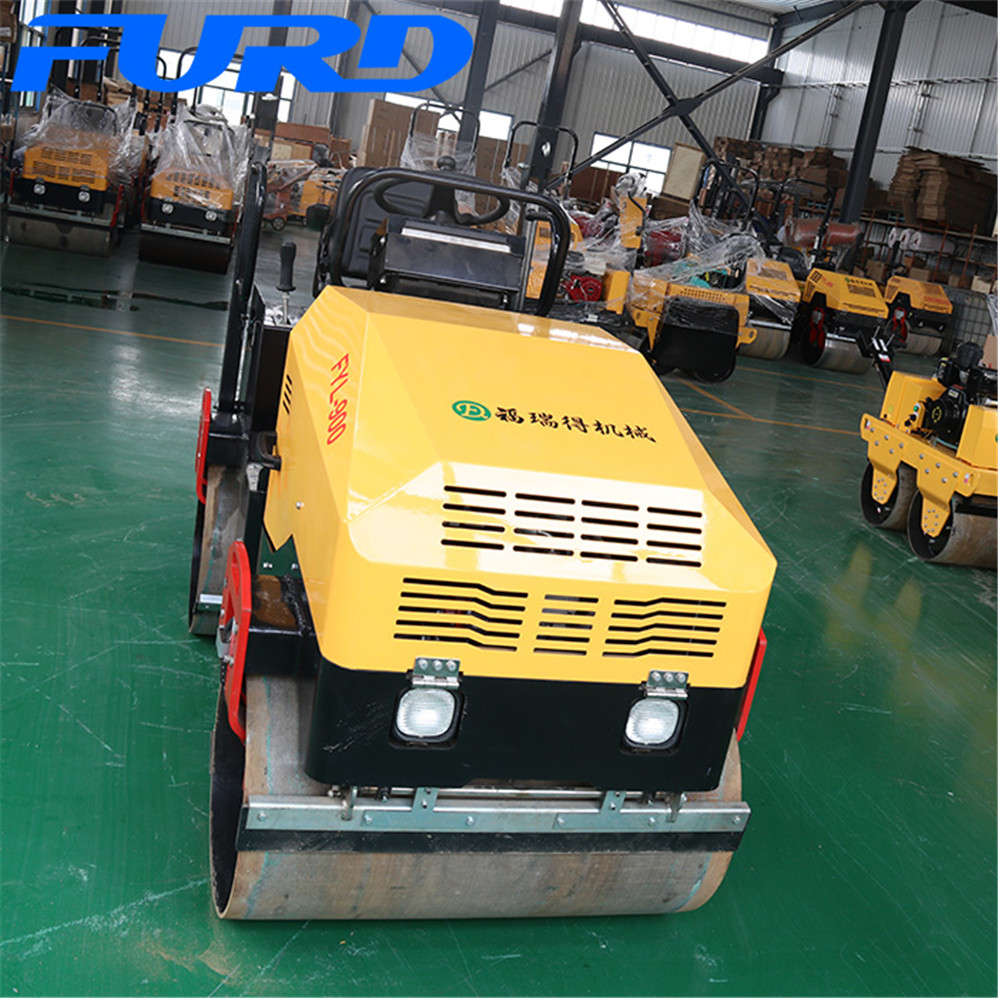 2 Ton Smooth Steel Drum Roller Compactor, High Quality 2 Ton Smooth ...