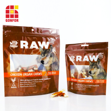 Cheap Easy Tear Plastic Printing Pet Food Packaging