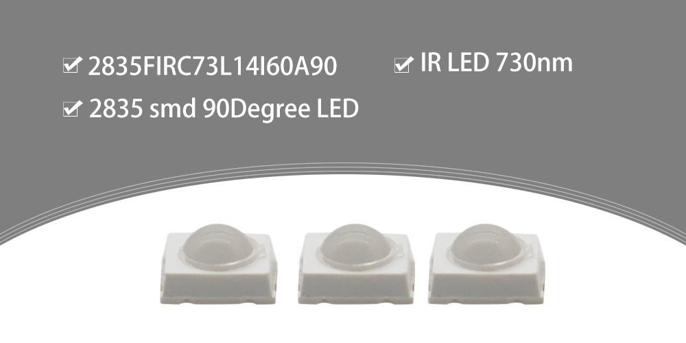 2835 730nm IR LED size