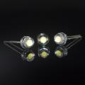 Super Bright 5mm Hjelm LED 8-9lm Ren Hvid