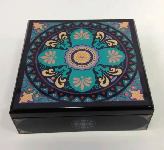 Empty Ramadan Gift Wooden Packing Box For Dates