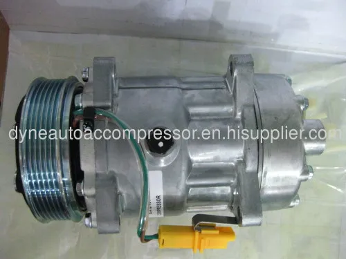 Dyne Auto Ac Compressor Manufacture 6453jn 1416 1240 1228 Sanden 7v16 Peugeot 
