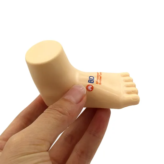 Custom Logo Funny Hand Toy Anti-PU Foam Stress Ball Foot
