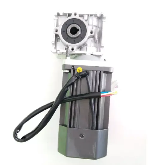200W AC Servo Motor 1400rpm with Worm Gearbox