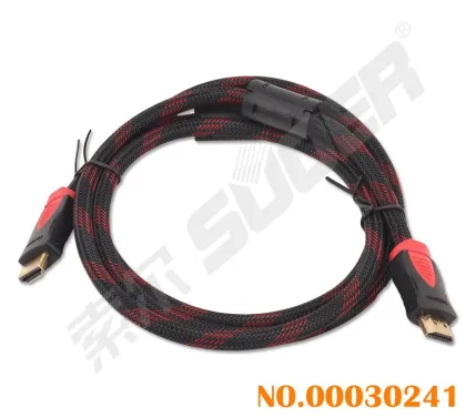 Hot Sale HD To HD Fabric Braided Connected Wire (HD to HD-1.5m-Braided)