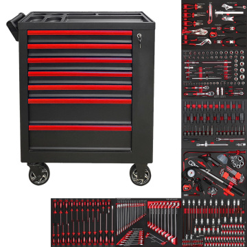 Professional 324-Piece Garage Tool Set: Comprehensive Heavy Duty Tool Cabinet for Auto Repair and Car Services