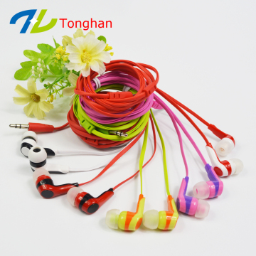 Earphone custom color in ear earbuds earphones for promotion gift