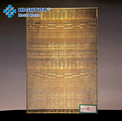 Decorative Colored Metal Textile Laminated Glass: Enhancing Architectural Facades