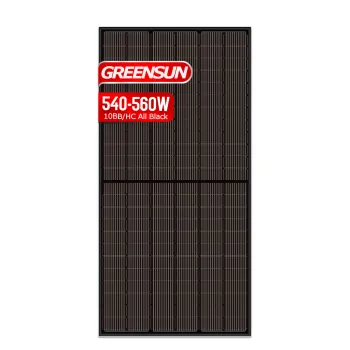 All Black 182mm Half Cell Mono Solar Panels - Greensun Home 540W/550W/560W
