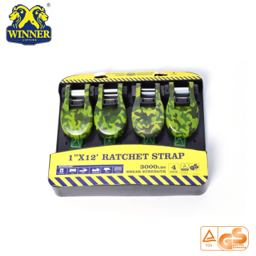 4PC 1 "X12" พรางวงล้อผูกลงสายขนส่งสินค้า