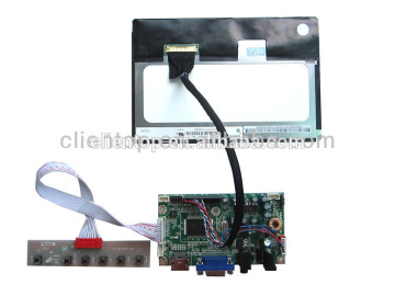 HDMI+/VGA /Audio LCD controller board +7 inch LCD panel N070ICG-LD1 1280*800+LVDS cable+OSD keypad with cable for FPV