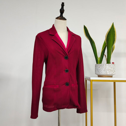 In Stock Women Competition Show Jackets Mesh