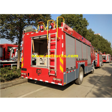7000L 185HP véhicules de secours d&#39;incendie