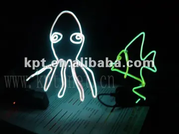 white and yellow-green neonel wire making toys