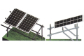 Supports de panneaux solaires en aluminium pour toit au sol et en plan