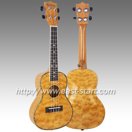 Quilt Maple Concert Ukulele