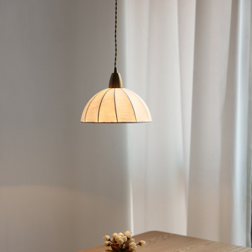 Small Creative Handmade All-Copper Round Chandelier for Bedroom and Cafe