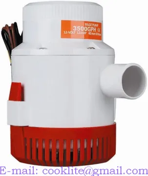 Pompe pour bateau / de cale / electrique / submersible - 12V/24V 3500GPH