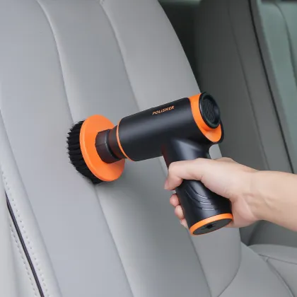 Cordless Portable Car Polisher: Flex Dualaction Mini Handled Electric Auto Buffer