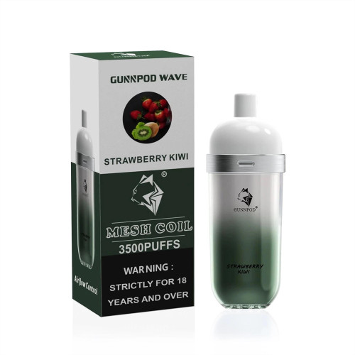 Gunnpod Wave 3500 Puflar Mesh Bobin Teşhal Vape