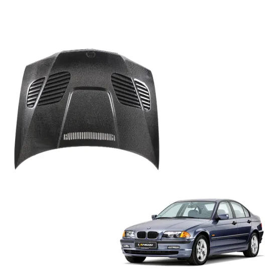 Carbon Fiber Engine Cover Hood for BMW E46 3 Series Coupe Sedan - LY Style