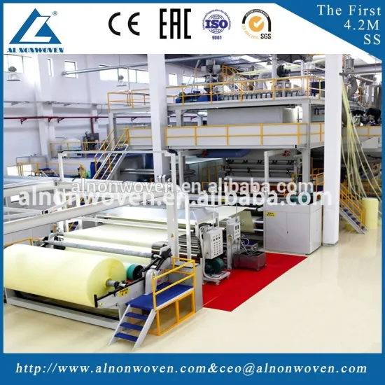 S/SS/SSS/SMS PP Spunbond Nonwoven Fabric Machine