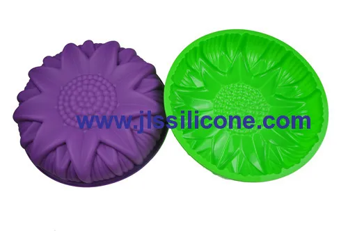 Big Sunflower Silicone Cake Baking Molds Pie Bakeware Mould 