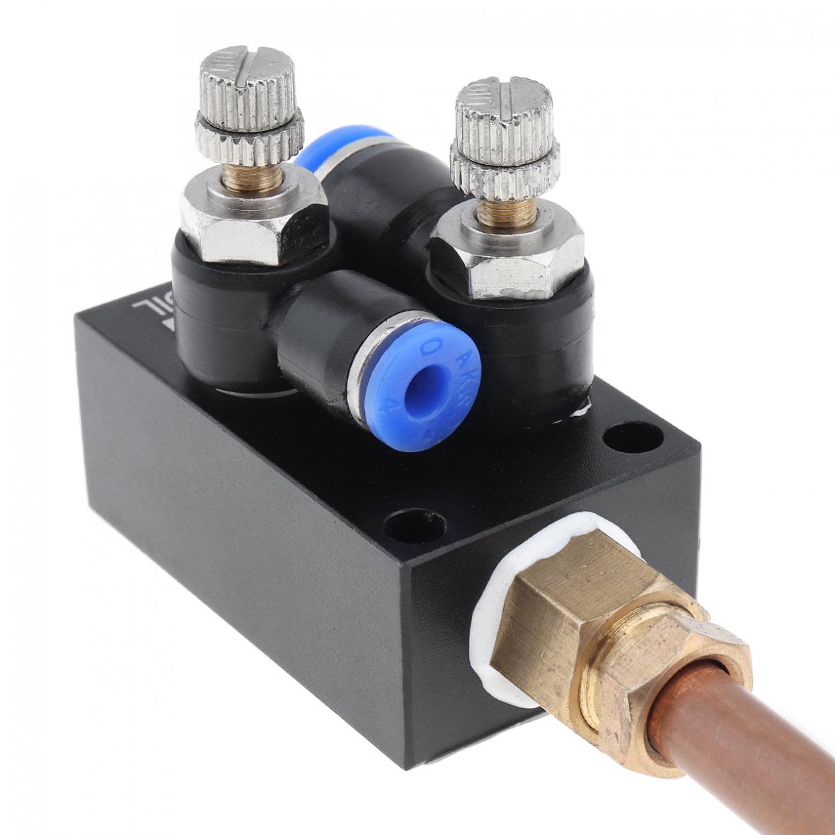 Precision Mist Coolant Lubrication Spray System with 20cm Copper Pipe and Check Valve Metal Cutting Cooling Machine/CNC Lathe