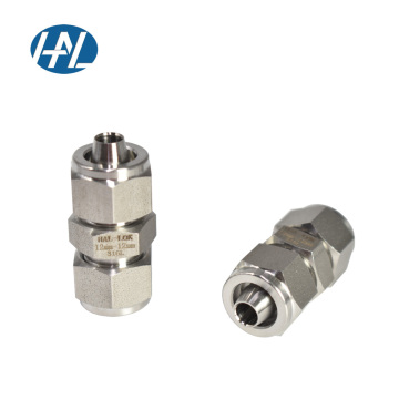 Swagelok High Quality Stainless Steel Straight Through Fast Twist Quick Connector 304 316 316l