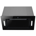 90cm Black Glass Canopy Cooker Hood