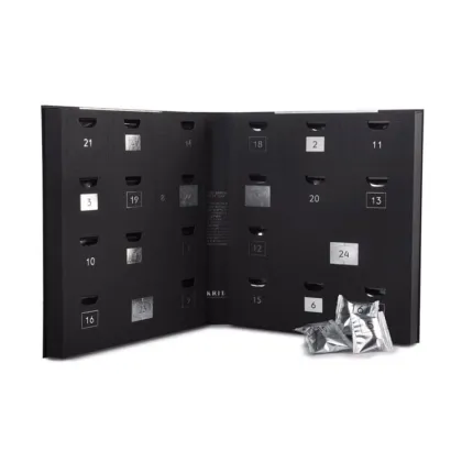 Custom White Personalized Holiday Chocolate Advent Calendar