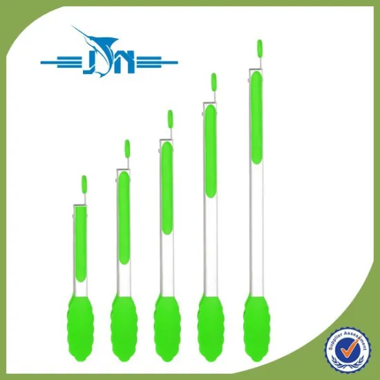 New design 2 pack silicone tongs