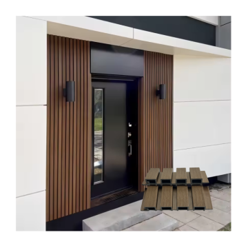 Waterproof Fireproof WPC Exterior Slat Wall Panel