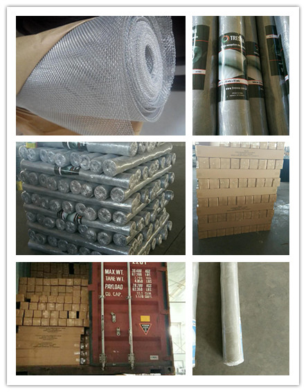 Iron wire window screen roll with bright zinc coating — ANJIA Group