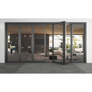 Aluminium slim bifold doors Exterior Bifold Doors Aluminium Folding Door for House Manufactory