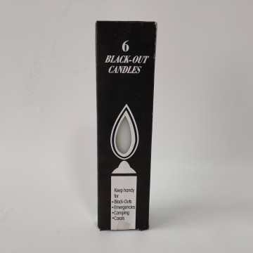 6PCS Black Out Candles Box for Africa Nigeria