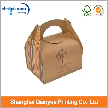kraft paper cake packaging paper box