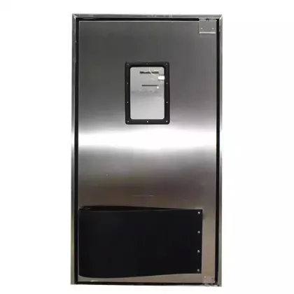 Automated Barrier-Free Traffic Doors for Safety in Commercial Kitchens