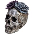 ハロウィーンの頭蓋骨の彫像の装飾