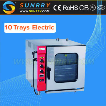 Industrial high efficiency 10 trays combi bakery machines single deck portable electric pizza oven for sale