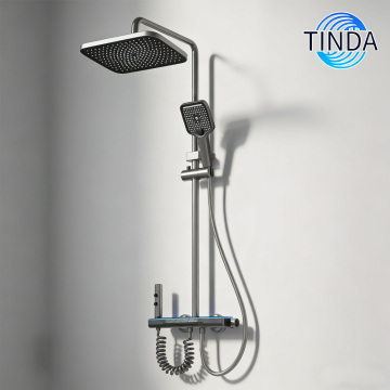 TINDA ระบบฝักบัวอาบน้ำแบบจอแสดงผลดิจิตอลพร้อมเทอร์โมสแตติก