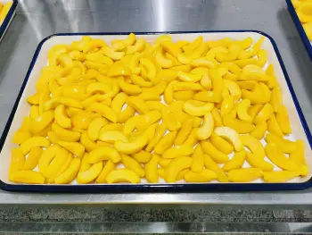 Canned Yellow Peach Fruit