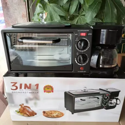 Silver Crest 3-in-1 Breakfast Maker: Multifunctional Sandwich Machine