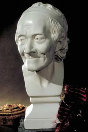 home decoration marble voltaire statue bust houdon sculpture