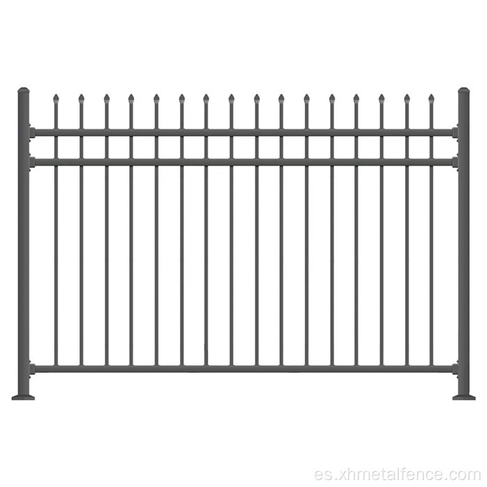 Spear de hierro forjado Top Metal Garden Fence Steel