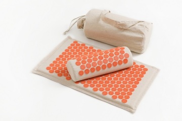 linen massager spike acupressure mat pillow